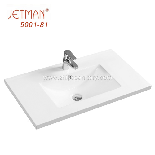 JM5001-81 White Ceramic Toilet Hand Bathroom Wash Basin